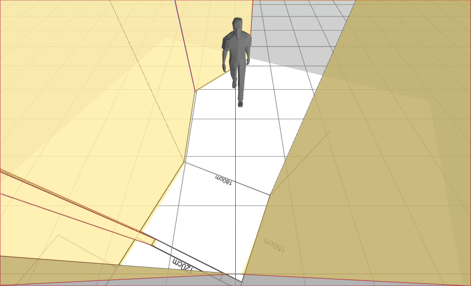Surveillance at an angle: an elevated camera covering a wider area for security monitoring