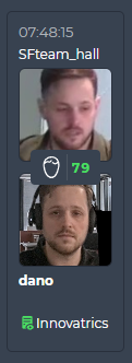 Identified person card